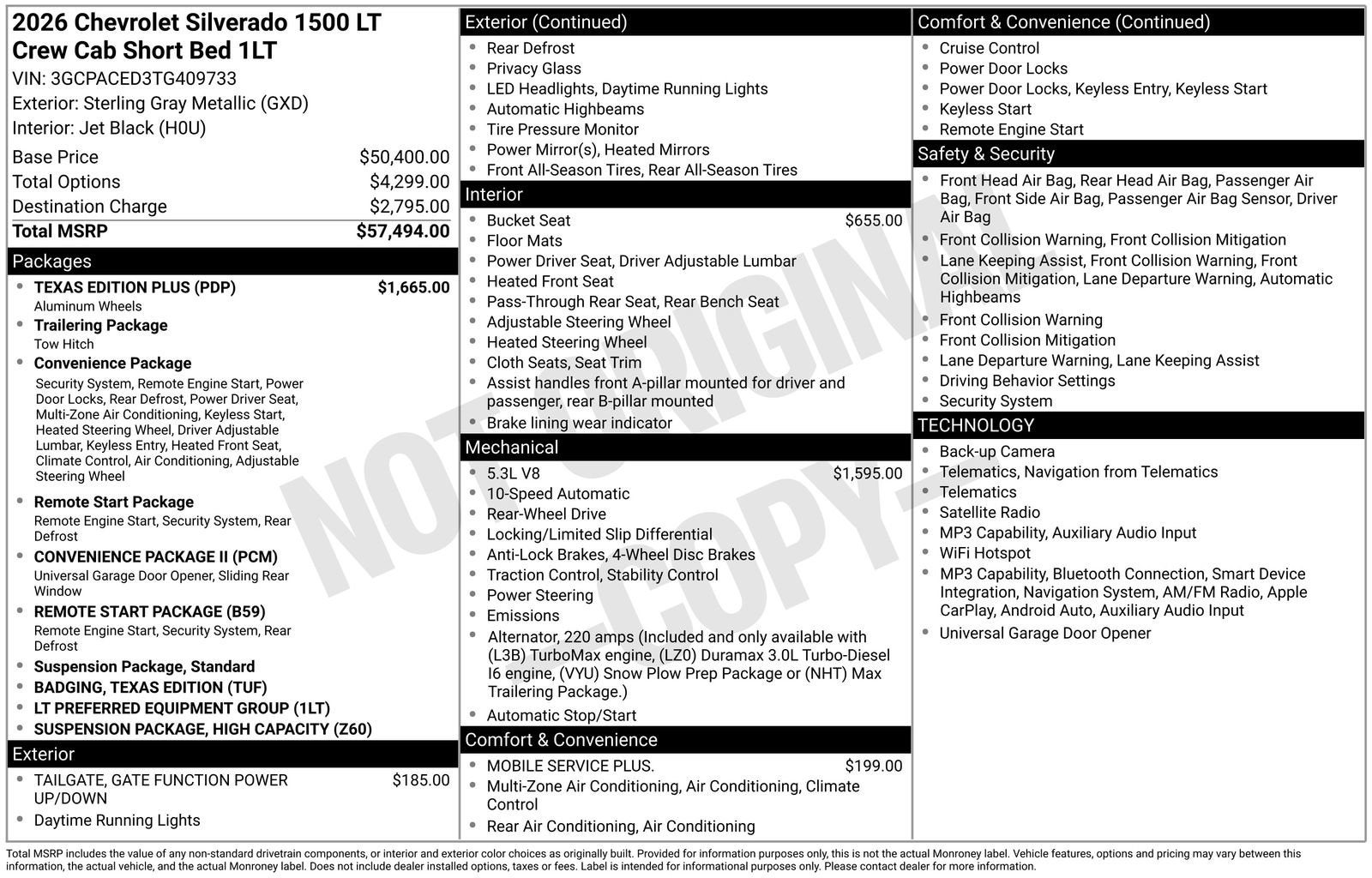 2026 Chevrolet Silverado 1500 LT