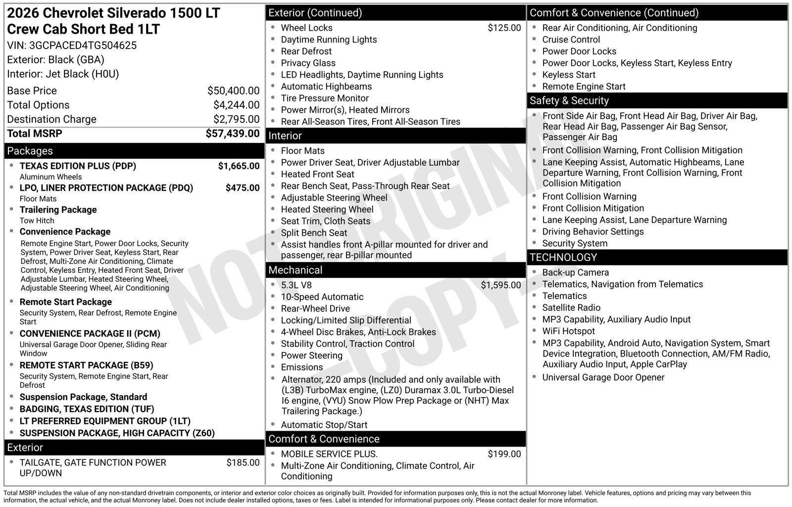 2026 Chevrolet Silverado 1500 LT