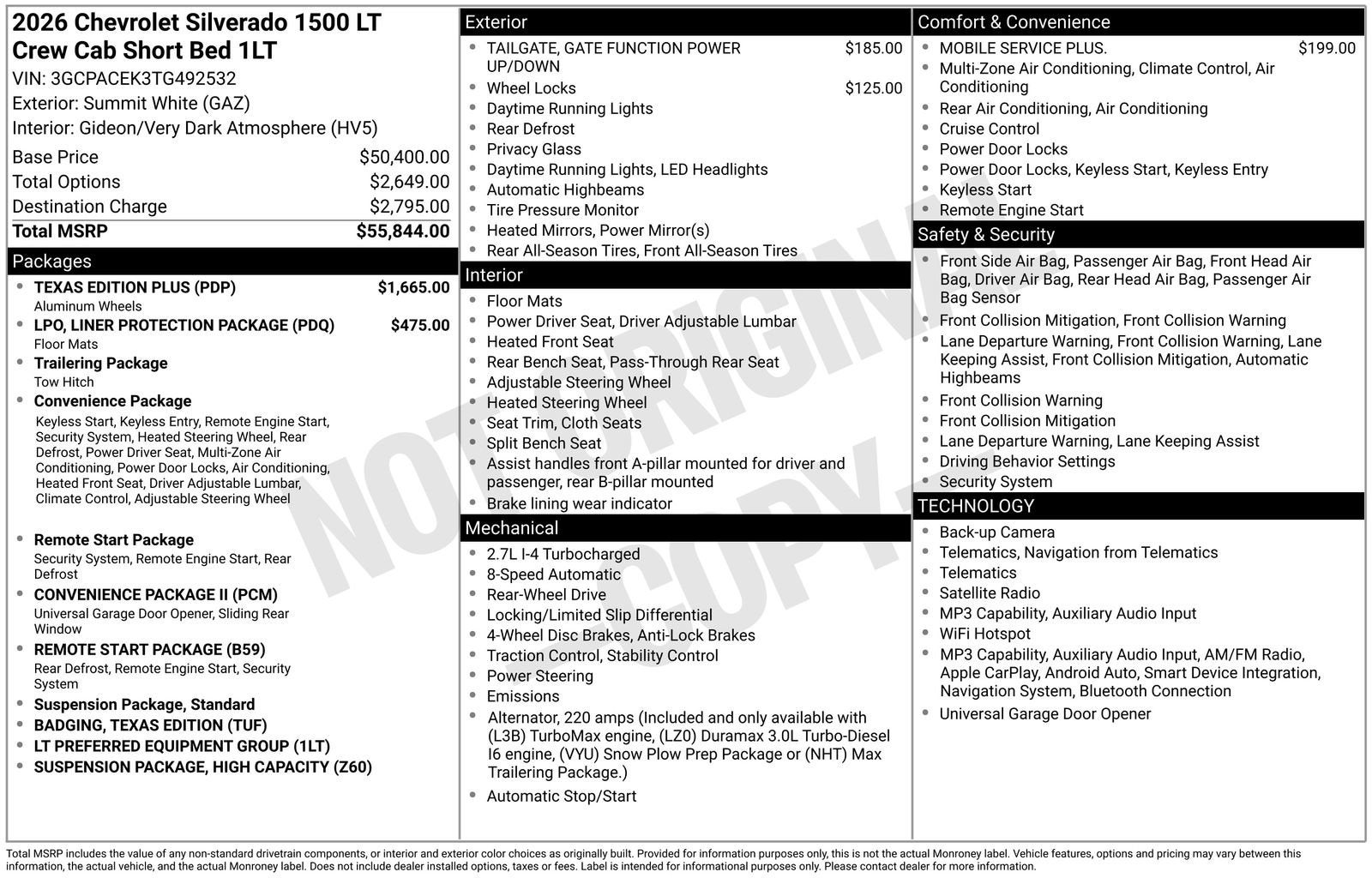 2026 Chevrolet Silverado 1500 LT