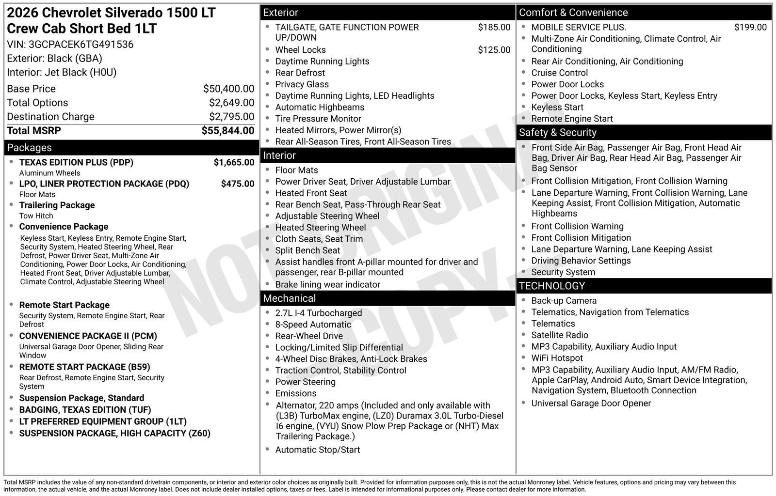 2026 Chevrolet Silverado 1500 LT