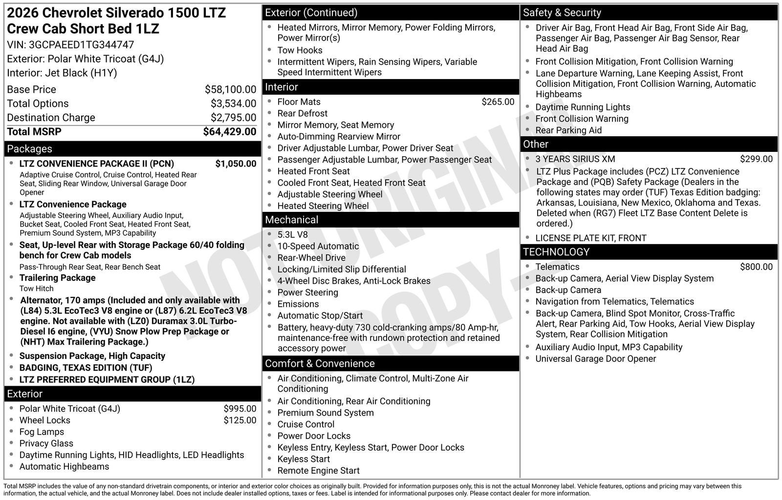 2026 Chevrolet Silverado 1500 LTZ