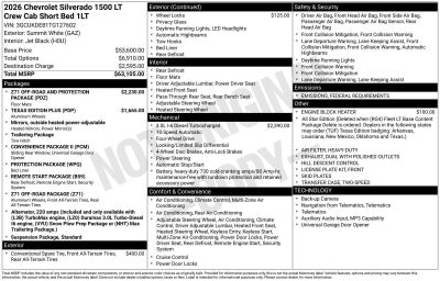 2026 Chevrolet Silverado 1500 LT