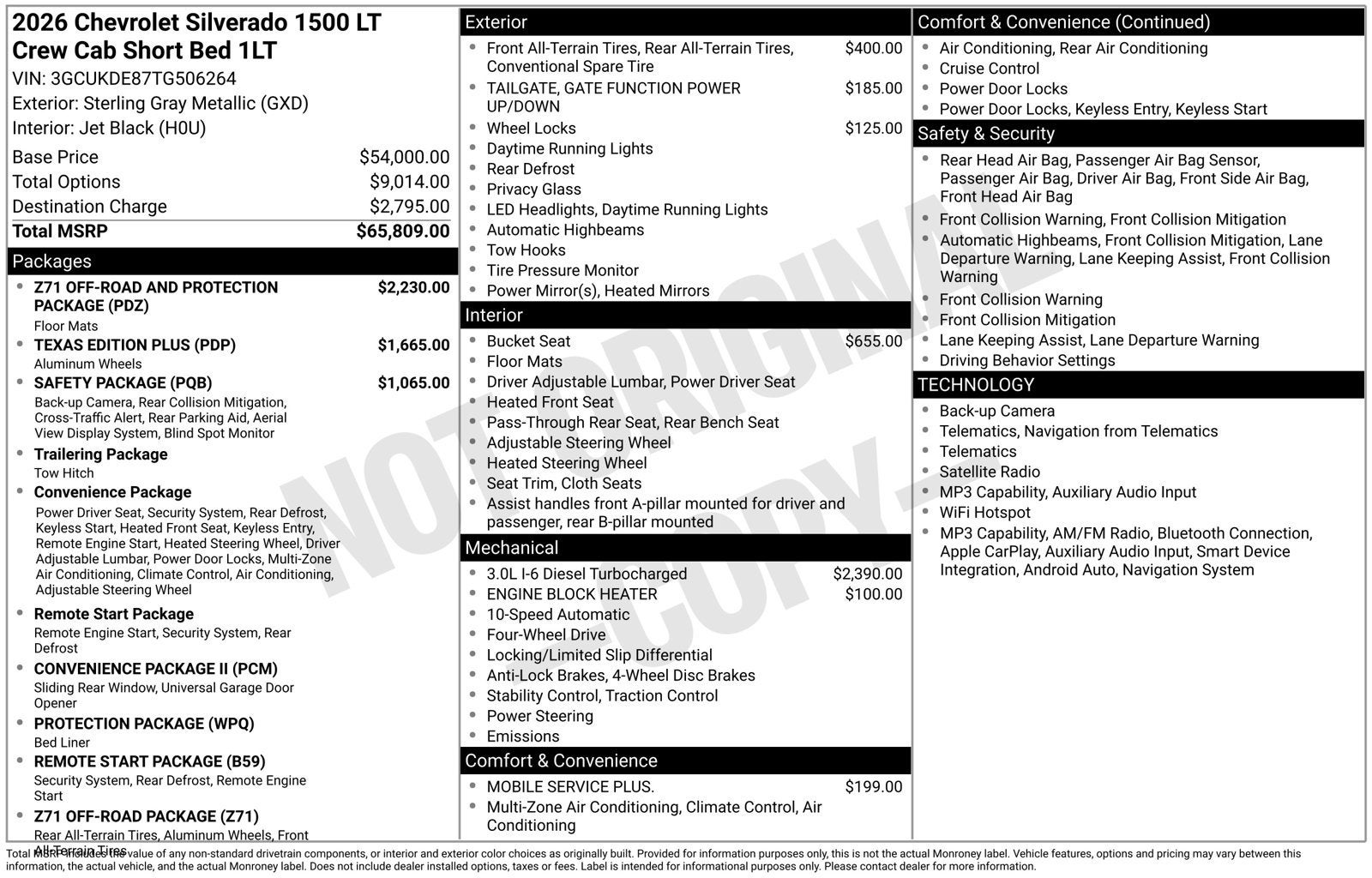 2026 Chevrolet Silverado 1500 LT
