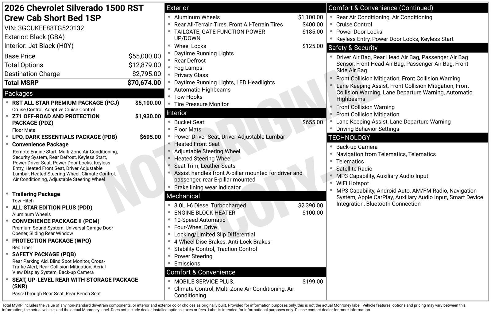2026 Chevrolet Silverado 1500 RST