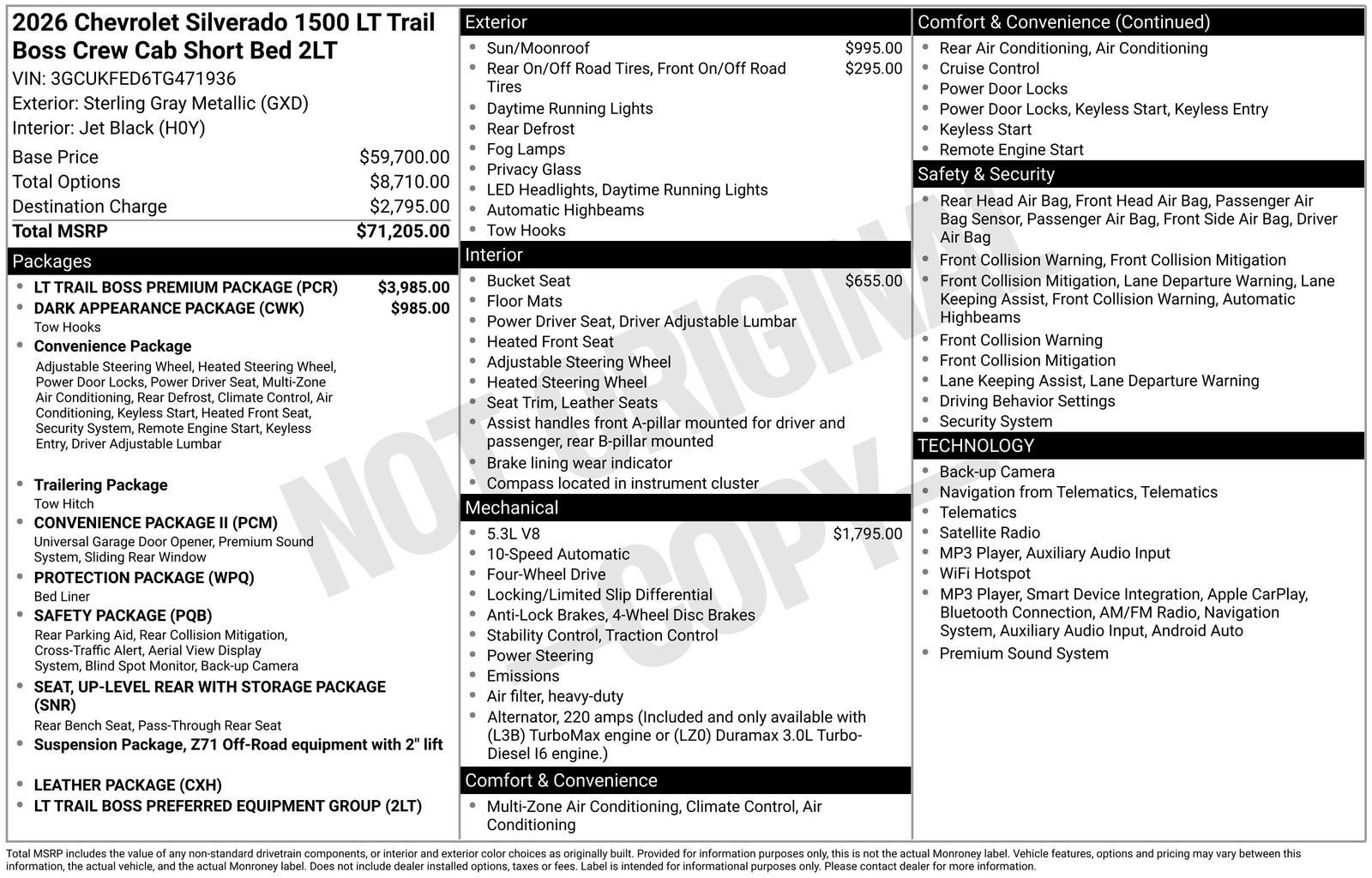 2026 Chevrolet Silverado 1500 LT Trail Boss