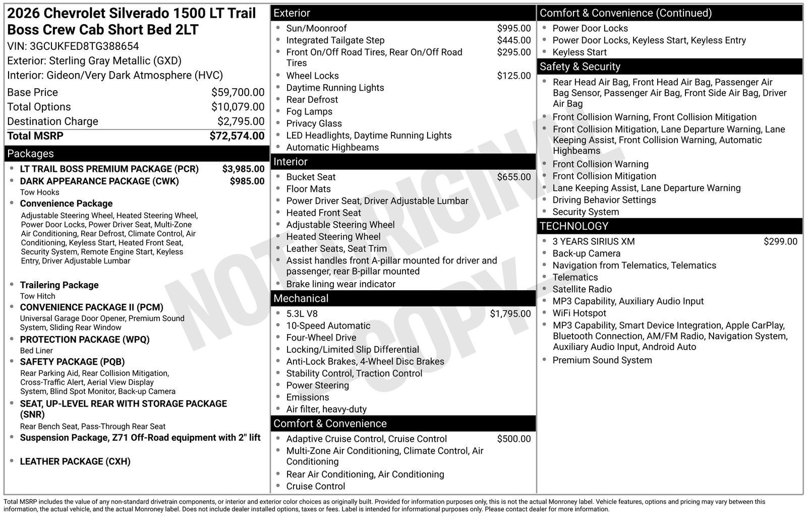 2026 Chevrolet Silverado 1500 LT Trail Boss