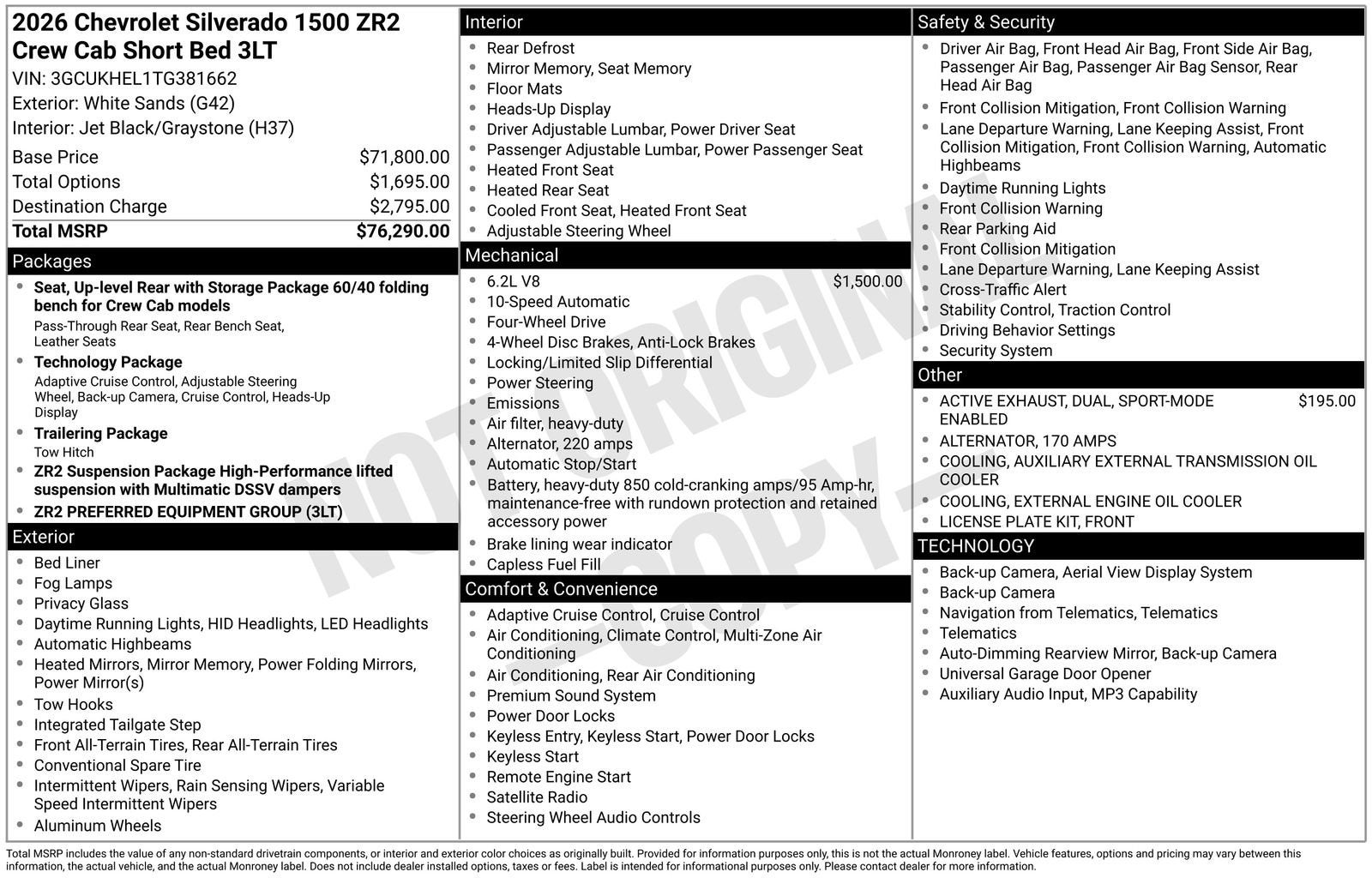 2026 Chevrolet Silverado 1500 ZR2