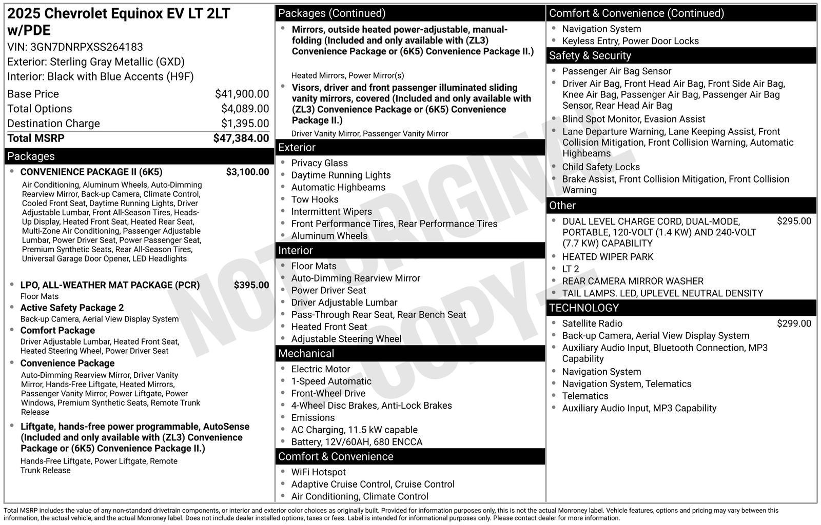2025 Chevrolet Equinox EV LT