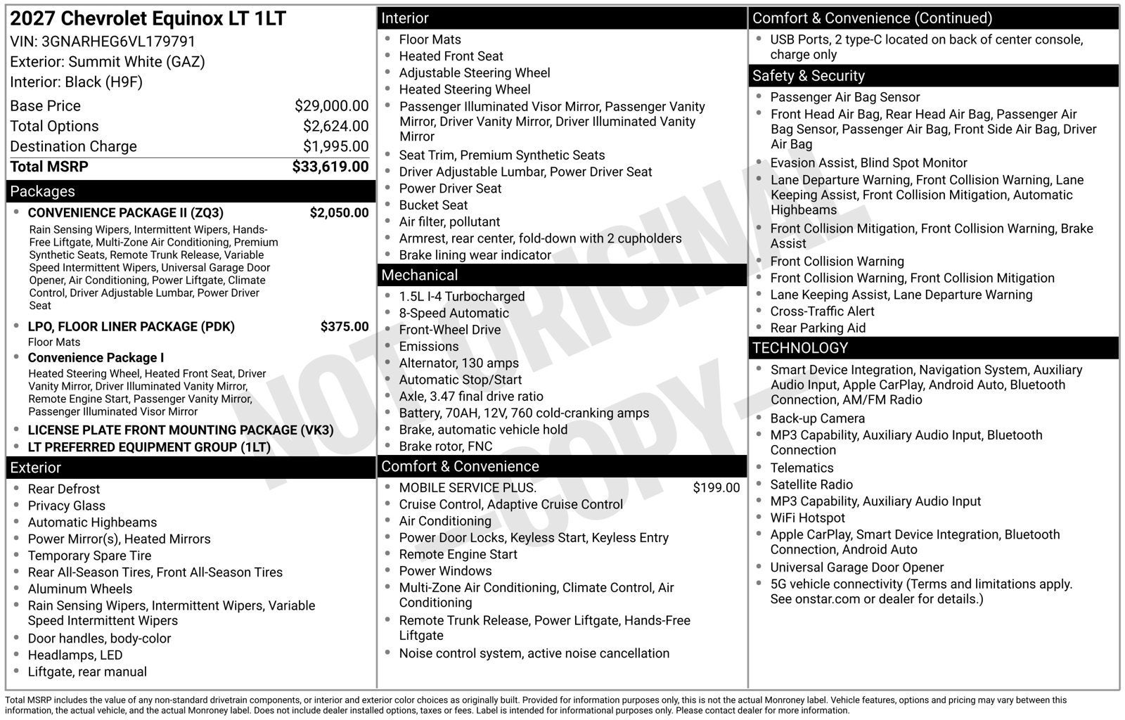 2027 Chevrolet Equinox LT