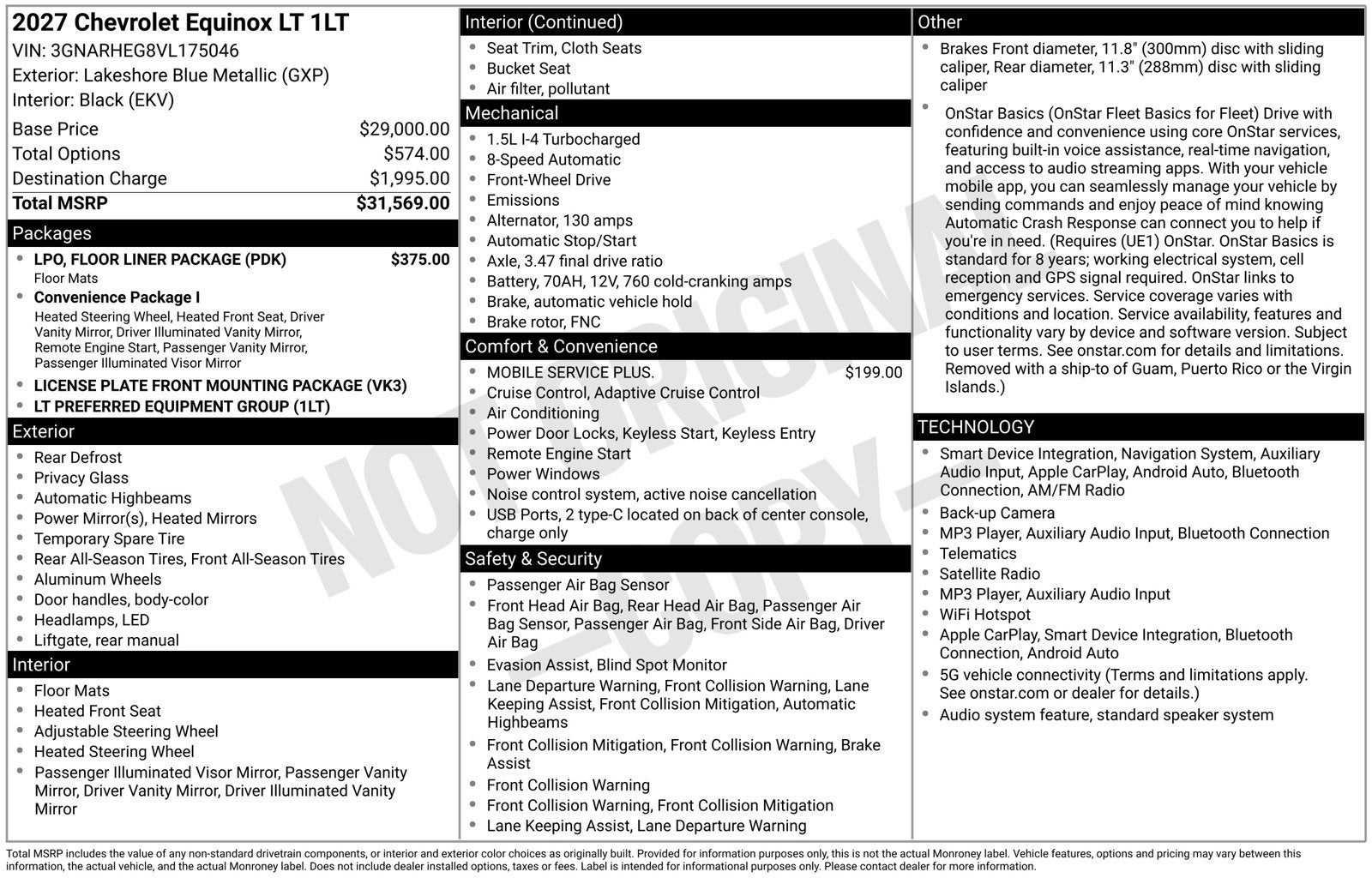 2027 Chevrolet Equinox LT