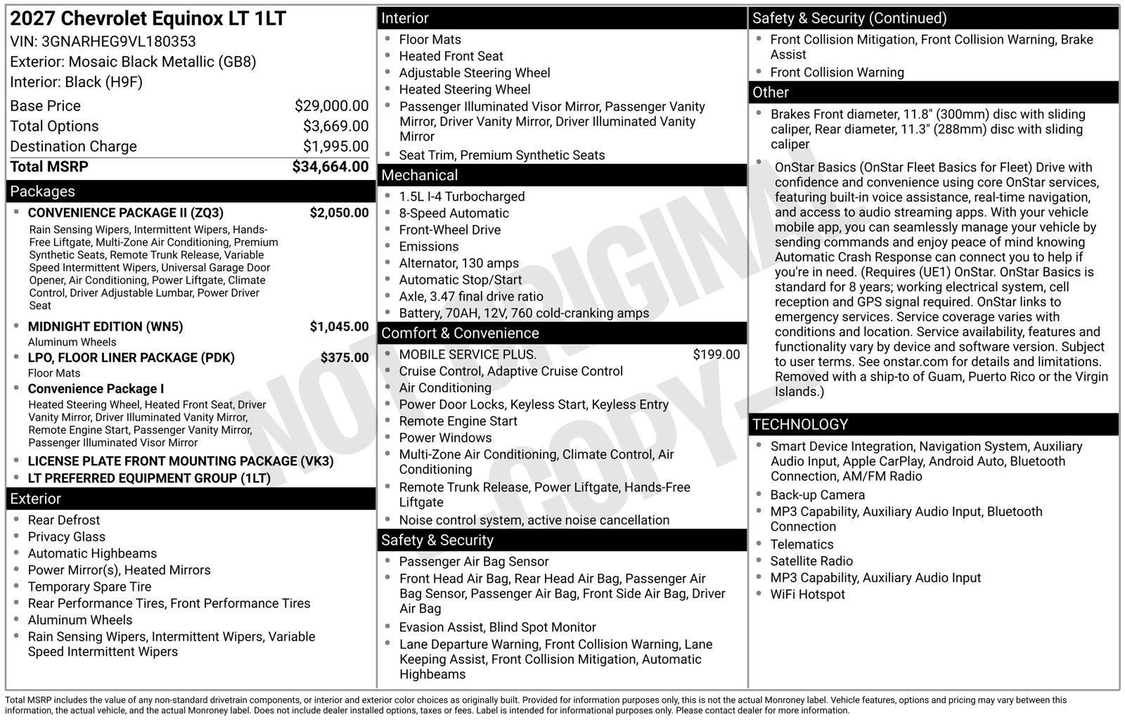 2027 Chevrolet Equinox LT