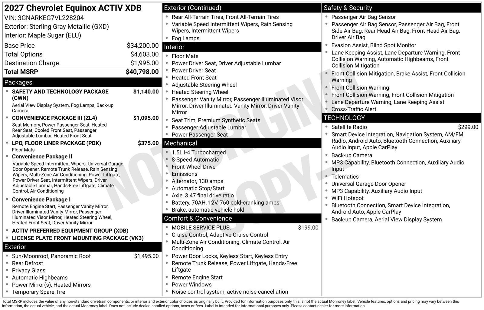 2027 Chevrolet Equinox ACTIV