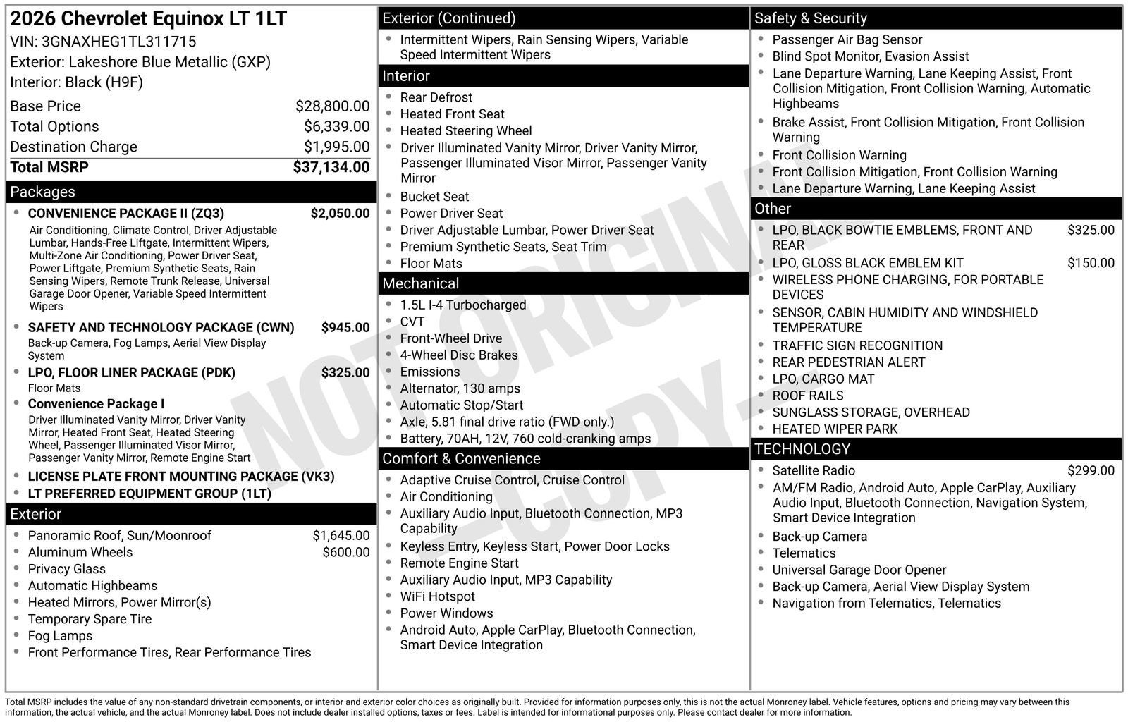 2026 Chevrolet Equinox LT