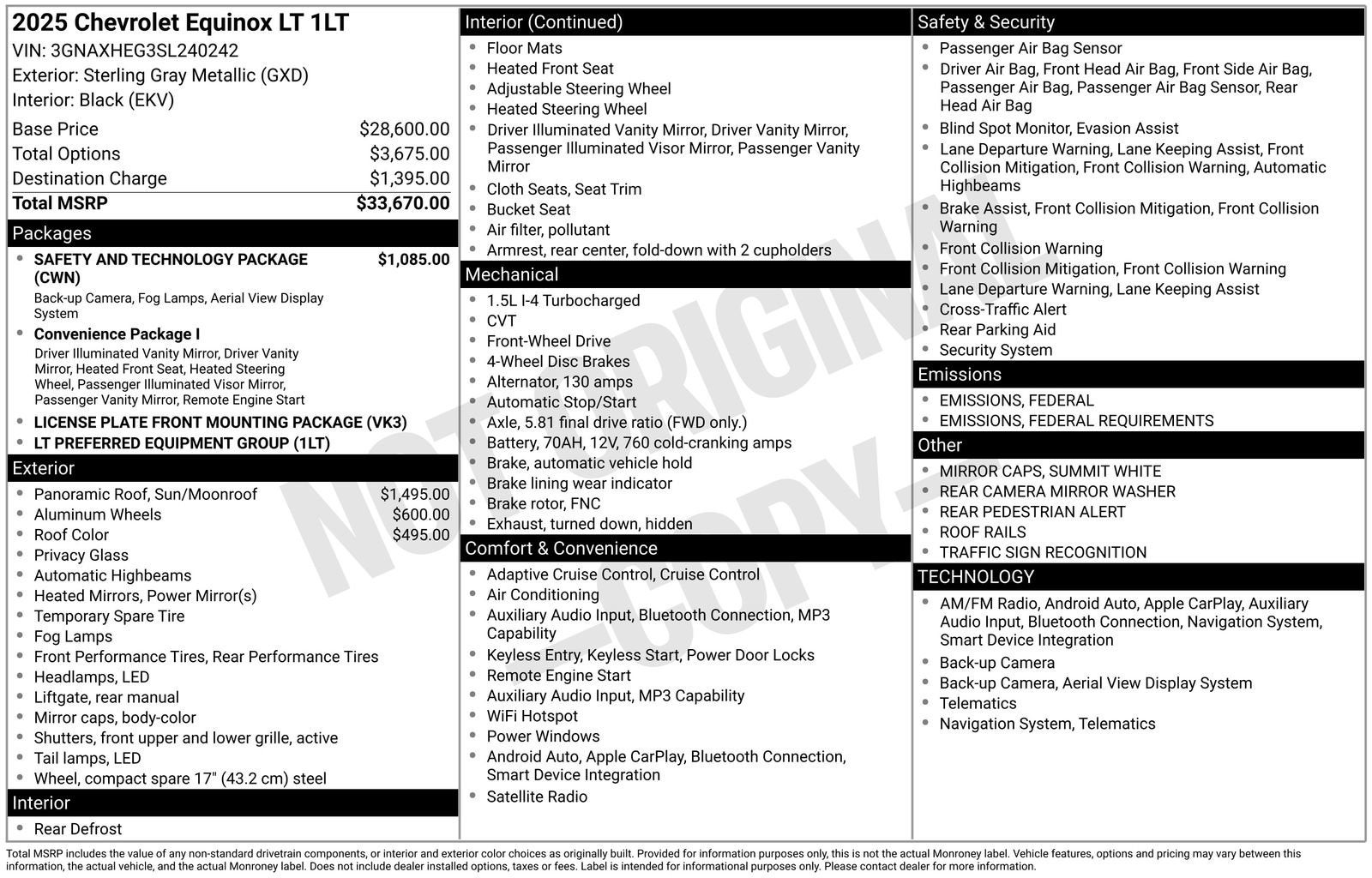 2025 Chevrolet Equinox LT