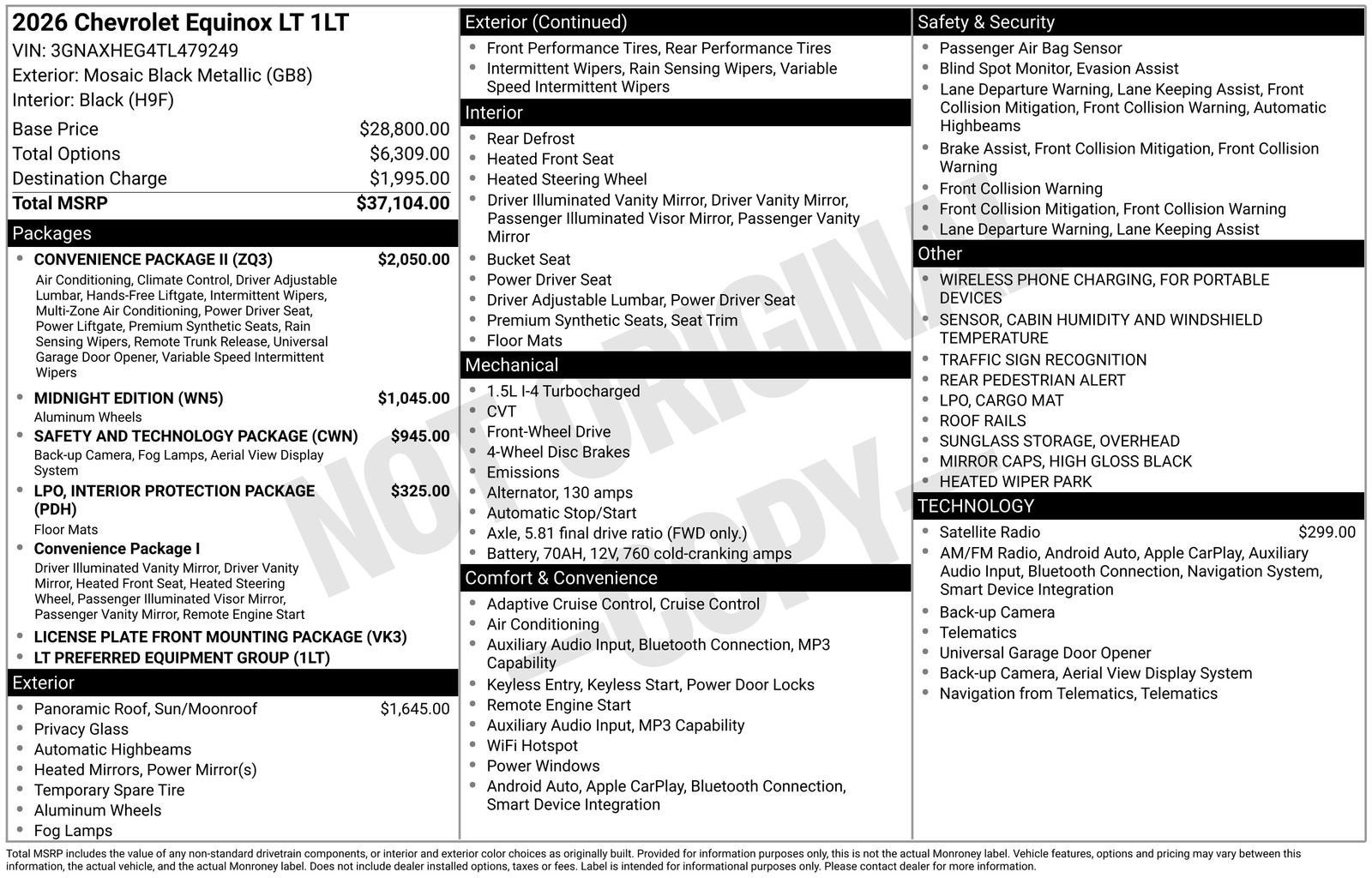 2026 Chevrolet Equinox LT