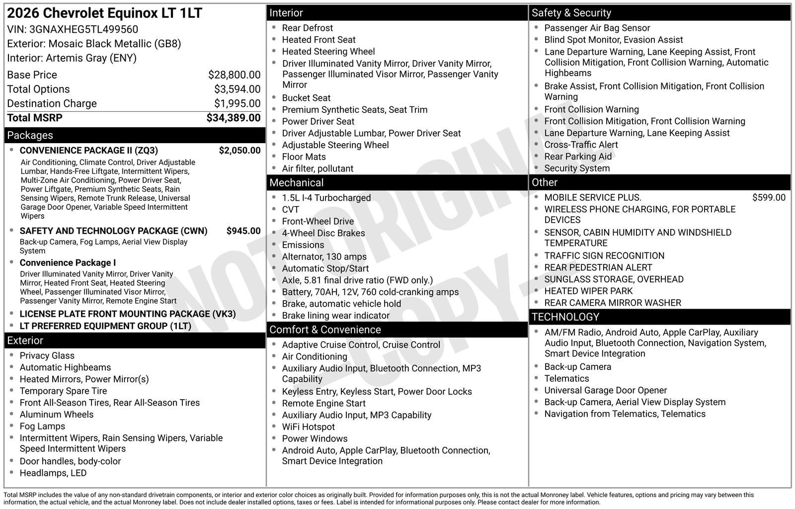 2026 Chevrolet Equinox LT