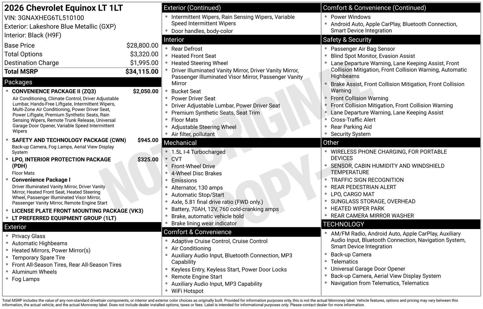 2026 Chevrolet Equinox LT