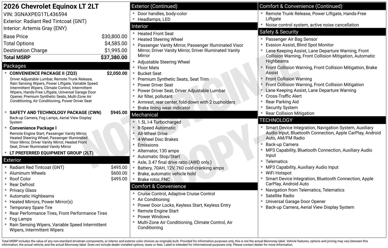 2026 Chevrolet Equinox LT