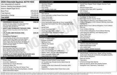 2026 Chevrolet Equinox ACTIV