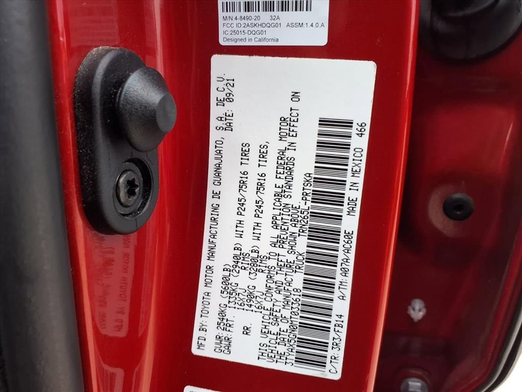 2021 Toyota Tacoma 2WD SR