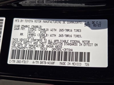 2023 Toyota Tacoma TRD Off Road