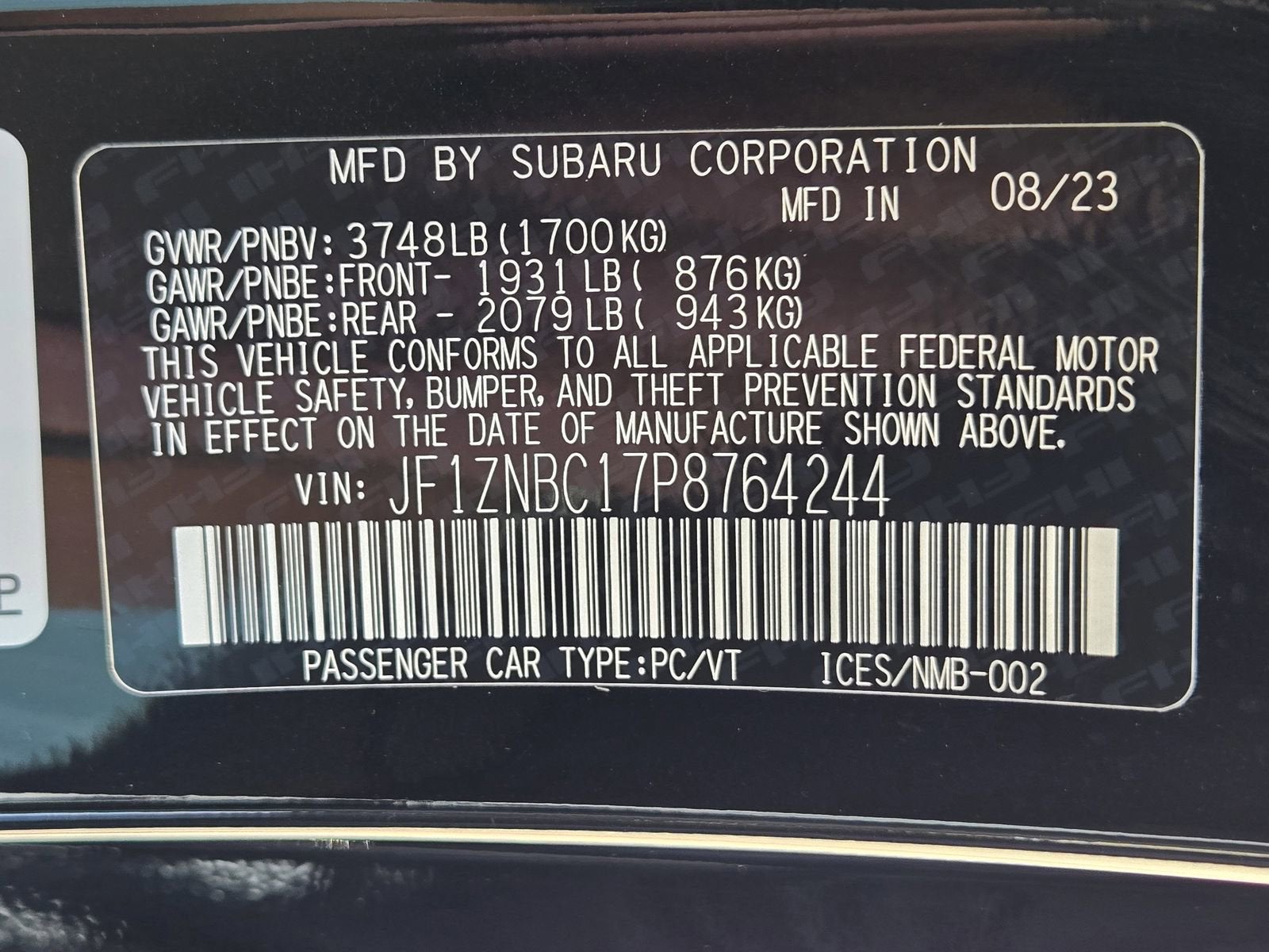 2023 Toyota GR86 Auto (Natl)