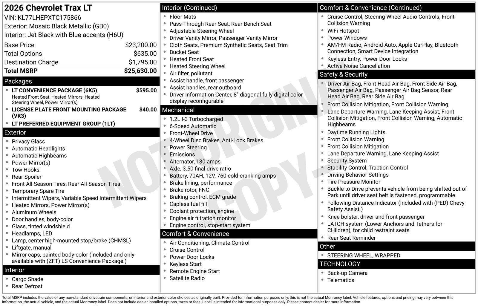 2026 Chevrolet Trax LT
