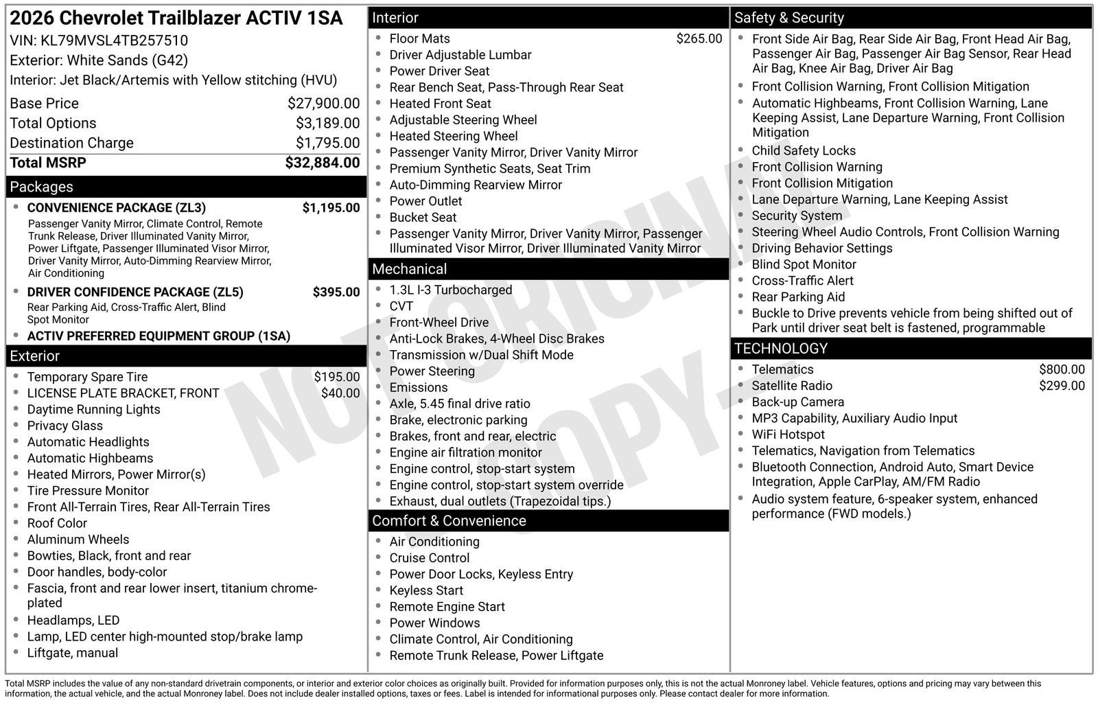 2026 Chevrolet Trailblazer ACTIV